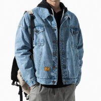 Trendy wild tooling jacket men