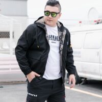 Bomber Jacket Men Clothing Fashion Parka