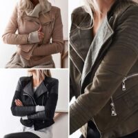 Women bomber jacket fit Female Outer wear