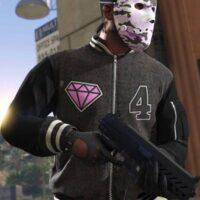 GTA 6 Panther Gray Bomber Jacket