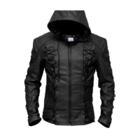 Black Arrow Roy Mens Faux Leather Jackets