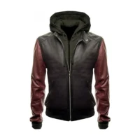 The Flash Faux Leather Movie Design Super Hero Black and Red Barry Allen Jacket